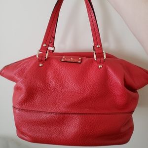 Kate Spade Apple Red Purse VGUC 🛍😍